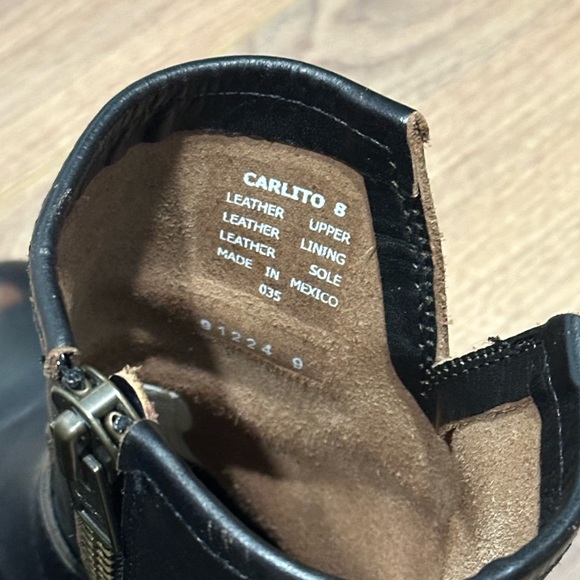 Freebird Carlito Boot in Distressed Black Leather Size 8 - Picture 12 of 16